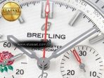 Breitling Chronomat B01 England 42mm SS BLSF 1:1 Best Edition White Dial on SS Bracelet A7750 - Görsel 10