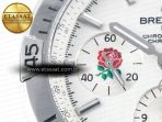 Breitling Chronomat B01 England 42mm SS BLSF 1:1 Best Edition White Dial on SS Bracelet A7750 - Görsel 11