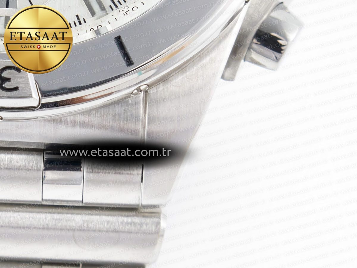 Breitling Chronomat B01 England 42mm SS BLSF 1:1 Best Edition White Dial on SS Bracelet A7750 - Görsel 14