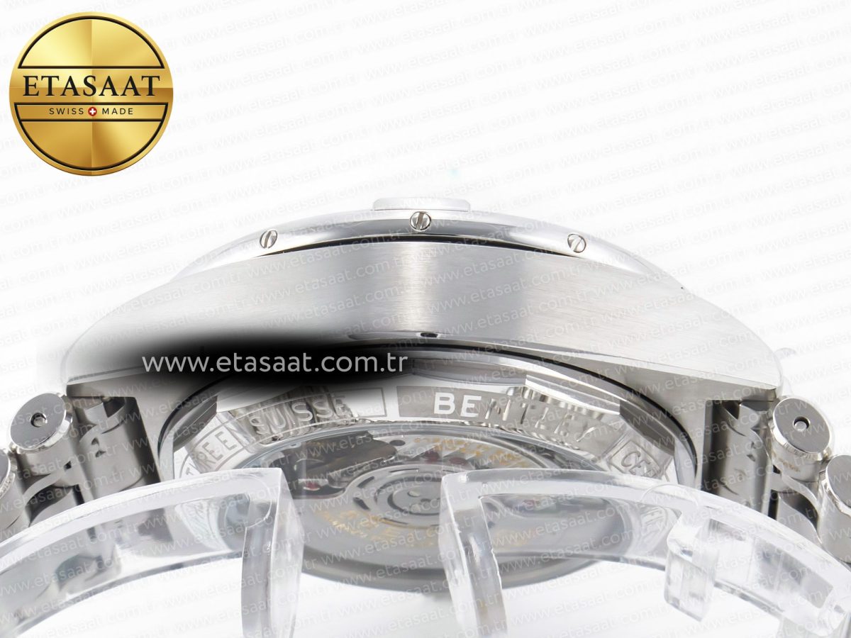 Breitling Chronomat B01 England 42mm SS BLSF 1:1 Best Edition White Dial on SS Bracelet A7750 - Görsel 15
