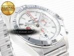 Breitling Chronomat B01 England 42mm SS BLSF 1:1 Best Edition White Dial on SS Bracelet A7750 - Görsel 7