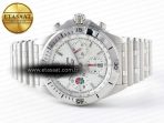 Breitling Chronomat B01 England 42mm SS BLSF 1:1 Best Edition White Dial on SS Bracelet A7750 - Görsel 9