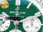 Breitling Chronomat B01 Ireland 42mm SS BLSF 1:1 Best Edition Green Dial on SS Bracelet A7750 - Görsel 10