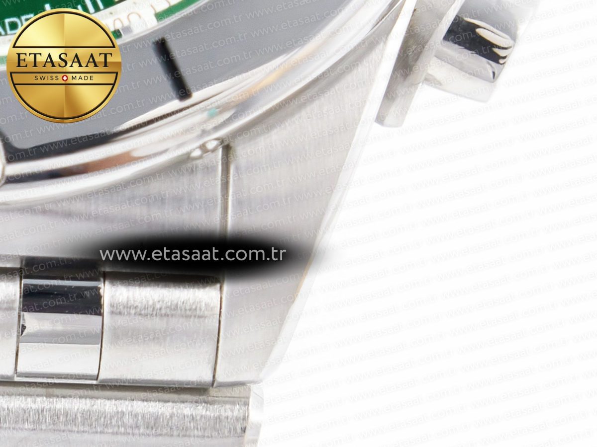 Breitling Chronomat B01 Ireland 42mm SS BLSF 1:1 Best Edition Green Dial on SS Bracelet A7750 - Görsel 14