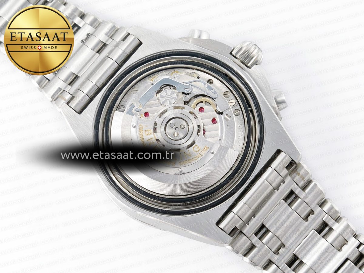 Breitling Chronomat B01 Ireland 42mm SS BLSF 1:1 Best Edition Green Dial on SS Bracelet A7750 - Görsel 20