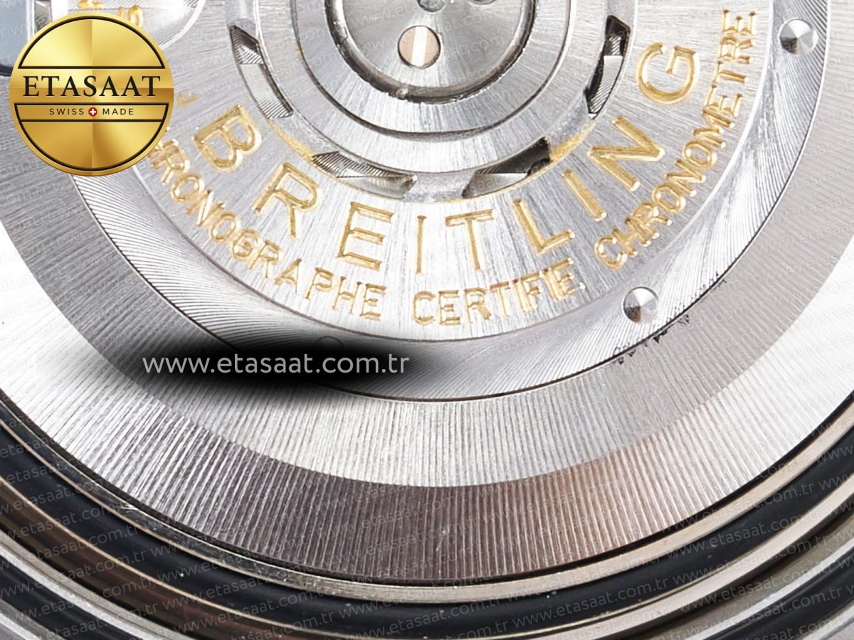 Breitling Chronomat B01 Ireland 42mm SS BLSF 1:1 Best Edition Green Dial on SS Bracelet A7750 - Görsel 22
