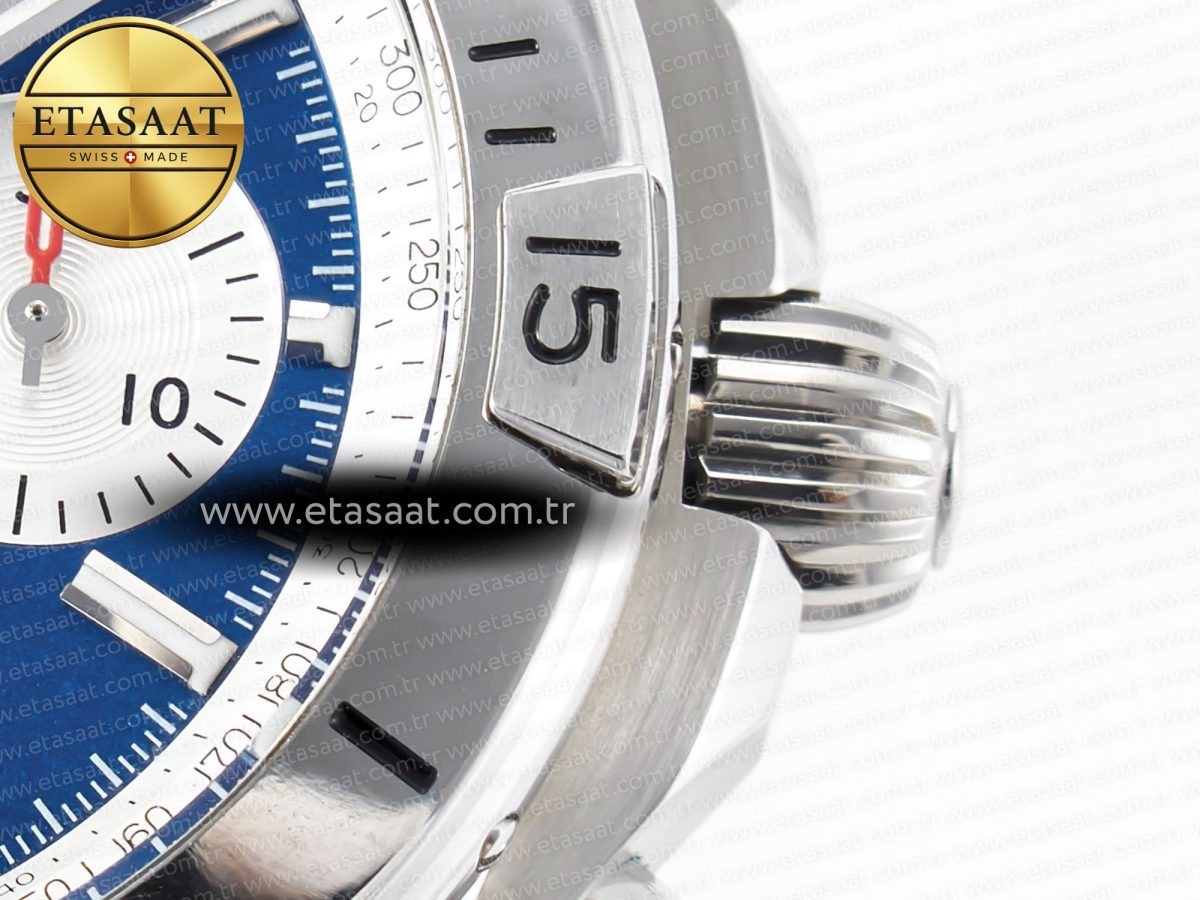 Breitling Chronomat B01 Italy 42mm SS BLSF 1:1 Best Edition Blue Dial on SS Bracelet A7750 - Görsel 12
