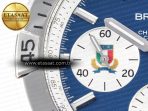 Breitling Chronomat B01 Italy 42mm SS BLSF 1:1 Best Edition Blue Dial on SS Bracelet A7750 - Görsel 13