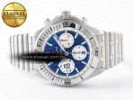 Breitling Chronomat B01 Italy 42mm SS BLSF 1:1 Best Edition Blue Dial on SS Bracelet A7750 - Görsel 8