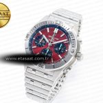 Breitling Chronomat Red Dial on SS Bracelet A7750