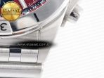 Breitling Chronomat Red Dial on SS Bracelet A7750 - Görsel 14
