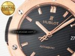 Hublot Classic Fusion Black Gummy Leather Strap - Görsel 10