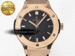 Hublot Classic Fusion Black Gummy Leather Strap - Görsel 4
