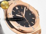 Hublot Classic Fusion Black Gummy Leather Strap - Görsel 5