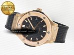Hublot Classic Fusion Black Gummy Leather Strap - Görsel 9