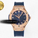 Hublot Classic Fusion Mavi Gummy Deri Kayış Eta Saat - Görsel 3 - 1:1 Süper Klon Saat