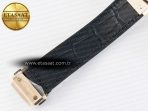Hublot Classic Fusion 38mm RG JJF 1:1 Best Edition White Dial on Black Gummy Leather Strap - Görsel 22