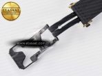 Hublot Classic Fusion 38mm RG JJF 1:1 Best Edition White Dial on Black Gummy Leather Strap - Görsel 25