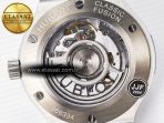 Hublot Classic Fusion 38mm SS JJF 1:1 Best Edition Black Dial on Black Gummy Leather Strap - Görsel 18