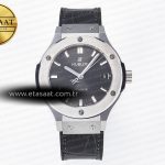 Hublot Classic Fusion 38mm SS JJF Gri Kadran Siyah Deri Eta Saat - Görsel 3 - 1:1 Süper Klon Saat