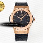 Hublot Classic Fusion 42mm RG JJF Siyah Kadran Strapa Eta Saat - Görsel 3 - 1:1 Süper Klon Saat