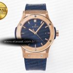 Hublot Classic Fusion 42mm RG JJF Mavi Kadran Kayış Eta Saat - Görsel 3 - 1:1 Süper Klon Saat