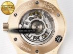 Hublot Classic Fusion 42mm RG JJF 1:1 Best Edition Gray Dial on Black Gummy Leather Strap - Görsel 18