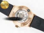 Hublot Classic Fusion 42mm RG JJF 1:1 Best Edition Green Dial on Green Gummy Leather Strap - Görsel 17