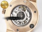 Hublot Classic Fusion 42mm RG JJF 1:1 Best Edition White Dial on Black Gummy Leather Strap - Görsel 18