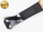 Hublot Classic Fusion 42mm RG JJF 1:1 Best Edition White Dial on Black Gummy Leather Strap - Görsel 23