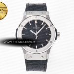 Hublot Classic Fusion 42mm SS JJF Siyah Kadran Deri Eta Saat - Görsel 3 - 1:1 Süper Klon Saat
