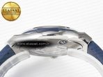 Hublot Classic Fusion 42mm SS JJF 1:1 Best Edition Blue Dial on Blue Gummy Leather Strap - Görsel 14