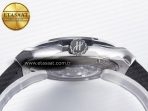 Hublot Classic Fusion 42mm SS JJF 1:1 Best Edition Gray Dial on Black Gummy Leather Strap - Görsel 15