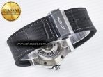 Hublot Classic Fusion 42mm SS JJF 1:1 Best Edition Gray Dial on Black Gummy Leather Strap - Görsel 16