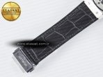 Hublot Classic Fusion 42mm SS JJF 1:1 Best Edition Gray Dial on Black Gummy Leather Strap - Görsel 22