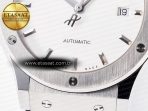 Hublot Classic Fusion 42mm SS JJF 1:1 Best Edition White Dial on Black Gummy Leather Strap - Görsel 13