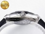 Hublot Classic Fusion 42mm SS JJF 1:1 Best Edition White Dial on Black Gummy Leather Strap - Görsel 15