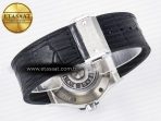 Hublot Classic Fusion 42mm SS JJF 1:1 Best Edition White Dial on Black Gummy Leather Strap - Görsel 16