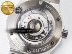 Hublot Classic Fusion 42mm SS JJF 1:1 Best Edition White Dial on Black Gummy Leather Strap - Görsel 18