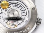 Hublot Classic Fusion 42mm SS JJF 1:1 Best Edition White Dial on Black Gummy Leather Strap - Görsel 20