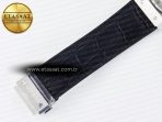 Hublot Classic Fusion 42mm SS JJF 1:1 Best Edition White Dial on Black Gummy Leather Strap - Görsel 22