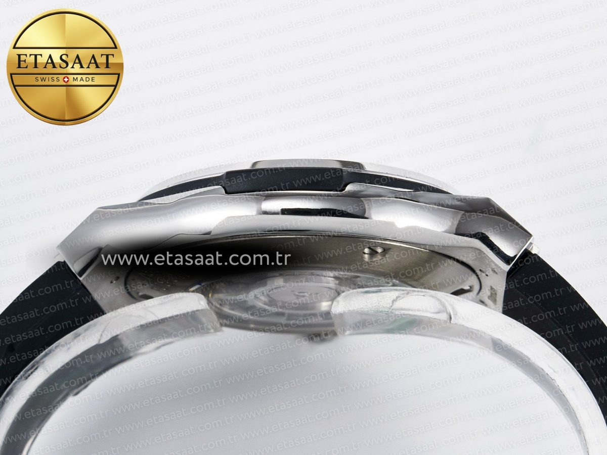 Hublot Classic Fusion Bang 42mm HBF 1:1 Best Edition Black Dial Diamonds Bezel on Black Rubber Strap A2892 - Görsel 14