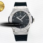 Hublot Classic Fusion Bang 42mm HBF Siyah Kadran A2892 V2 Eta Saat - Görsel 3 - 1:1 Süper Klon Saat