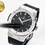 Hublot Classic Fusion Bang 42mm HBF 1:1 Best Edition Black Dial on Black Leather Strap A2892