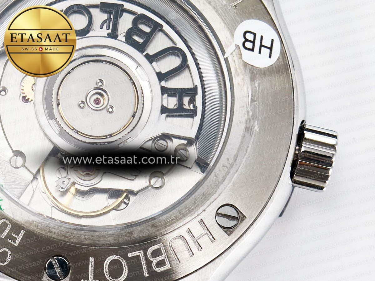 Hublot Classic Fusion Bang 42mm HBF 1:1 Best Edition Black Dial on Black Leather Strap A2892 - Görsel 20