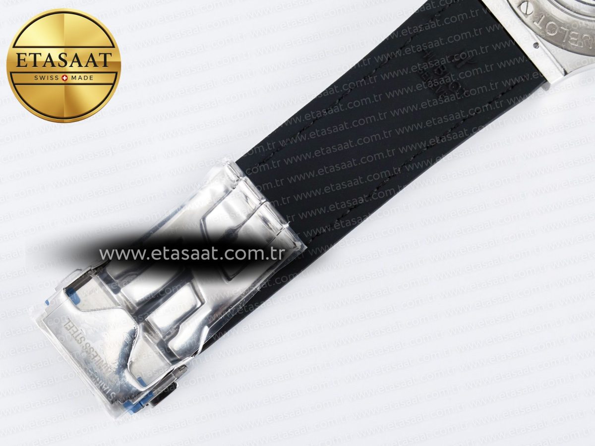 Hublot Classic Fusion Bang 42mm HBF 1:1 Best Edition Black Dial on Black Leather Strap A2892 - Görsel 23