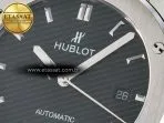 Hublot Classic Fusion Bang 42mm HBF 1:1 Best Edition Black Dial on Black Rubber Strap A2892 - Görsel 10