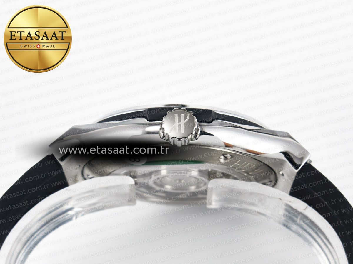Hublot Classic Fusion Bang 42mm HBF 1:1 Best Edition Black Dial on Black Rubber Strap A2892 - Görsel 15