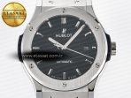 Hublot Classic Fusion Bang 42mm HBF 1:1 Best Edition Black Dial on Black Rubber Strap A2892 - Görsel 4