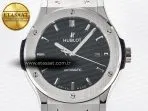 Hublot Classic Fusion Bang 42mm HBF 1:1 Best Edition Black Dial on Black Rubber Strap A2892 - Görsel 4
